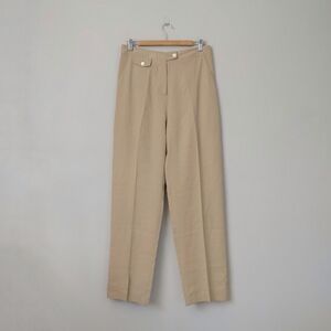 Vintage Silk Bobby Chan Trousers High Waist Pants Size 8 / 10